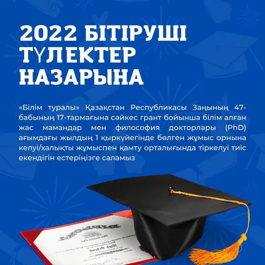 2022 бітіруші түлектер назарына