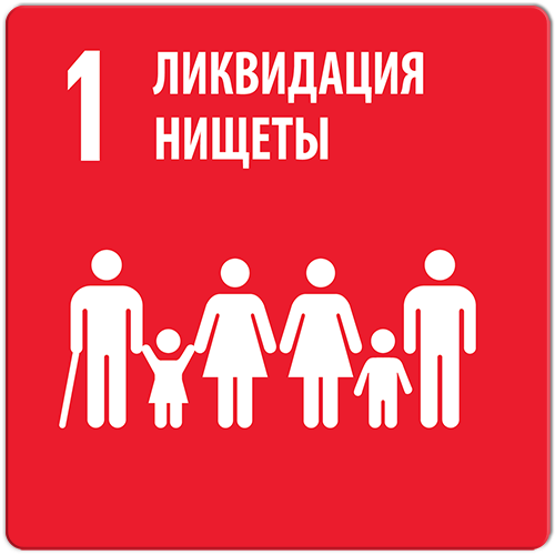 Цель 1. Ликвидация нищеты