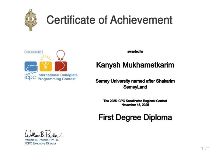 The SemeyLand team won the regional stage of the international programming championship