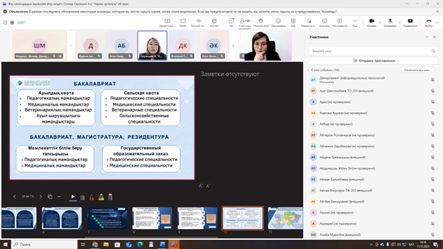 «Жас мамандардың жұмыспен өтеу міндеті» тақырыбындағы ақпараттық сессия