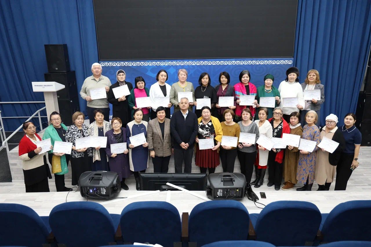 Сексен бесінде сертификат алған ұстаз