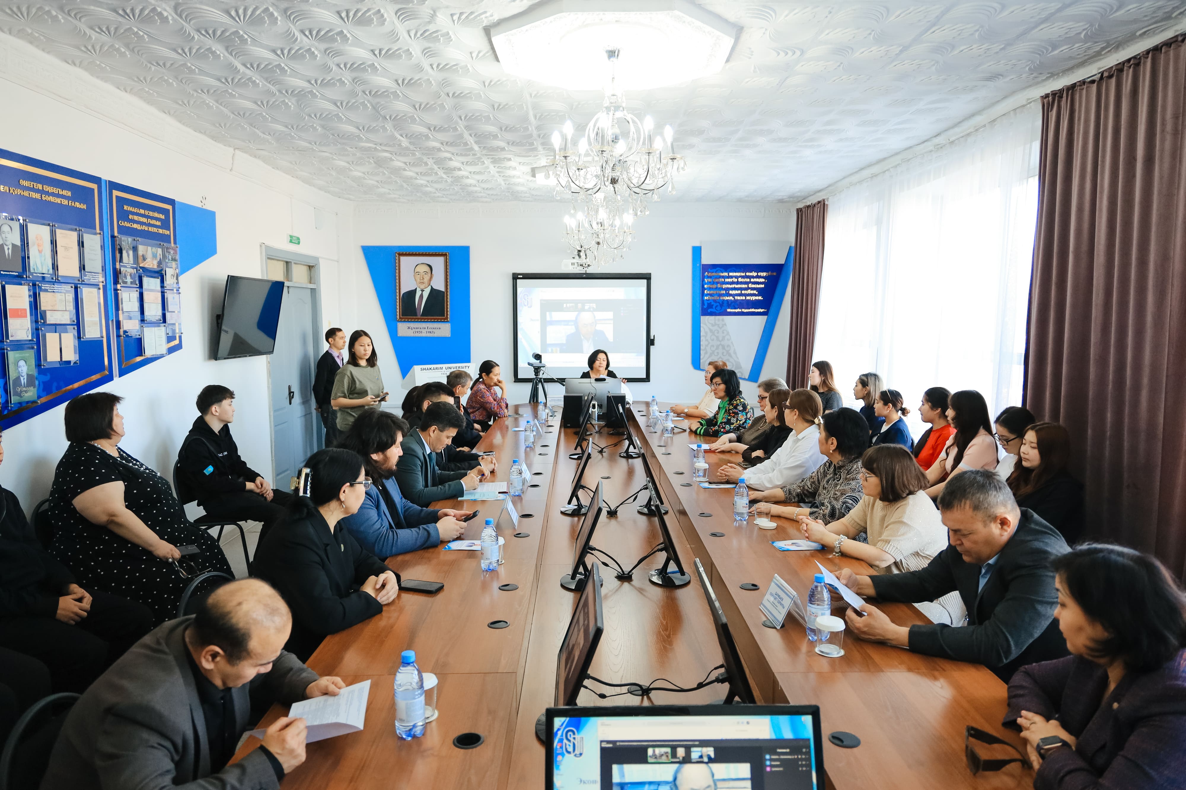 A cabinet named after the scientist was opened