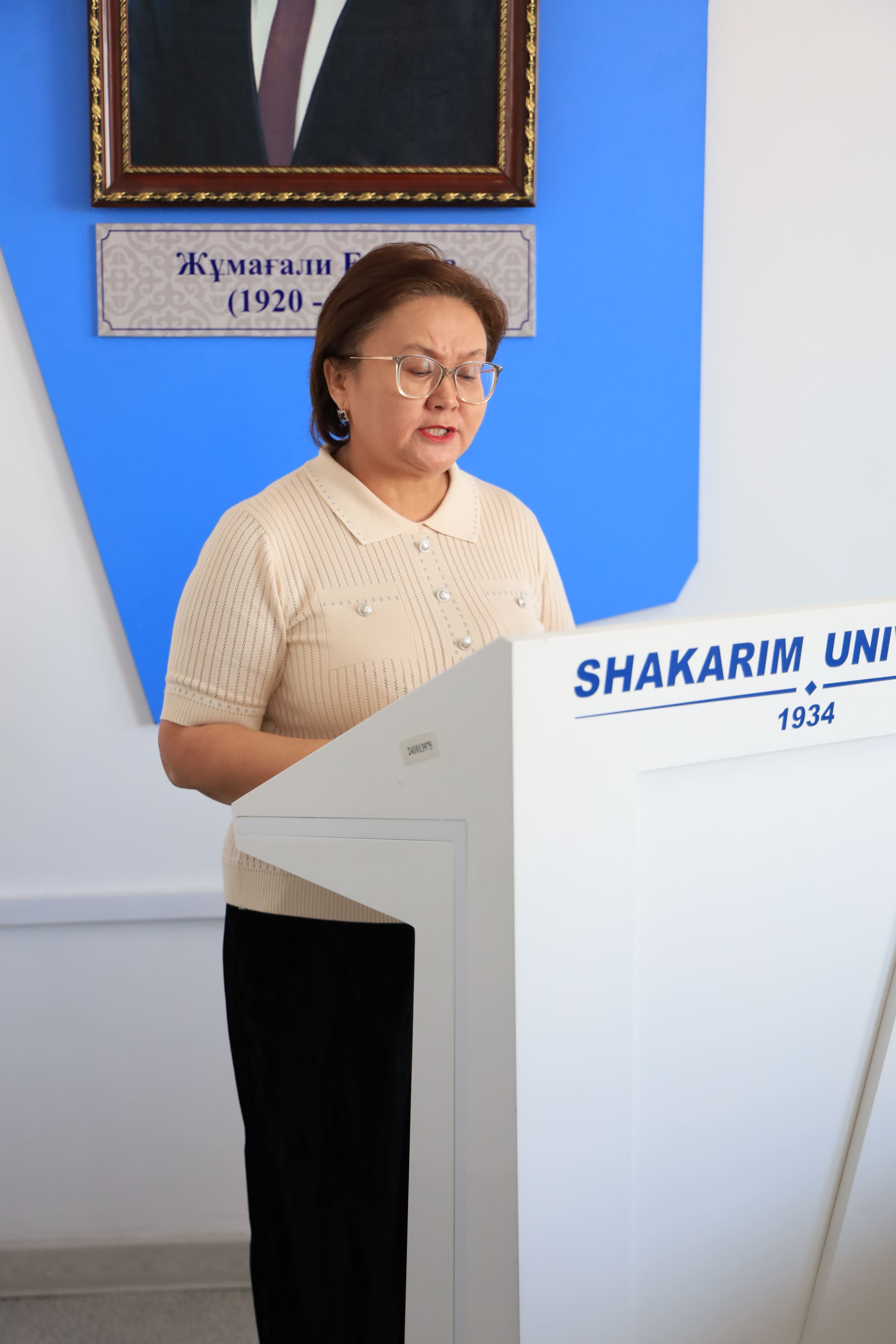 A cabinet named after the scientist was opened