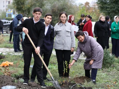В рамках акции «Таза Казахстан» высажены деревья
