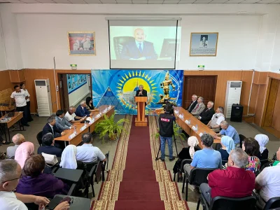 Сегодня большое мероприятие прошло в стенах #ShakarimUniversity! Торжественно состоялась еще одна презентация книги!